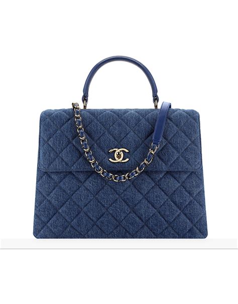 blue chanel satchel|Chanel handbags official website.